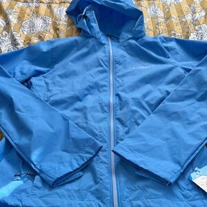 Columbia Vibrant Blue Outdoor Jacket rain coat